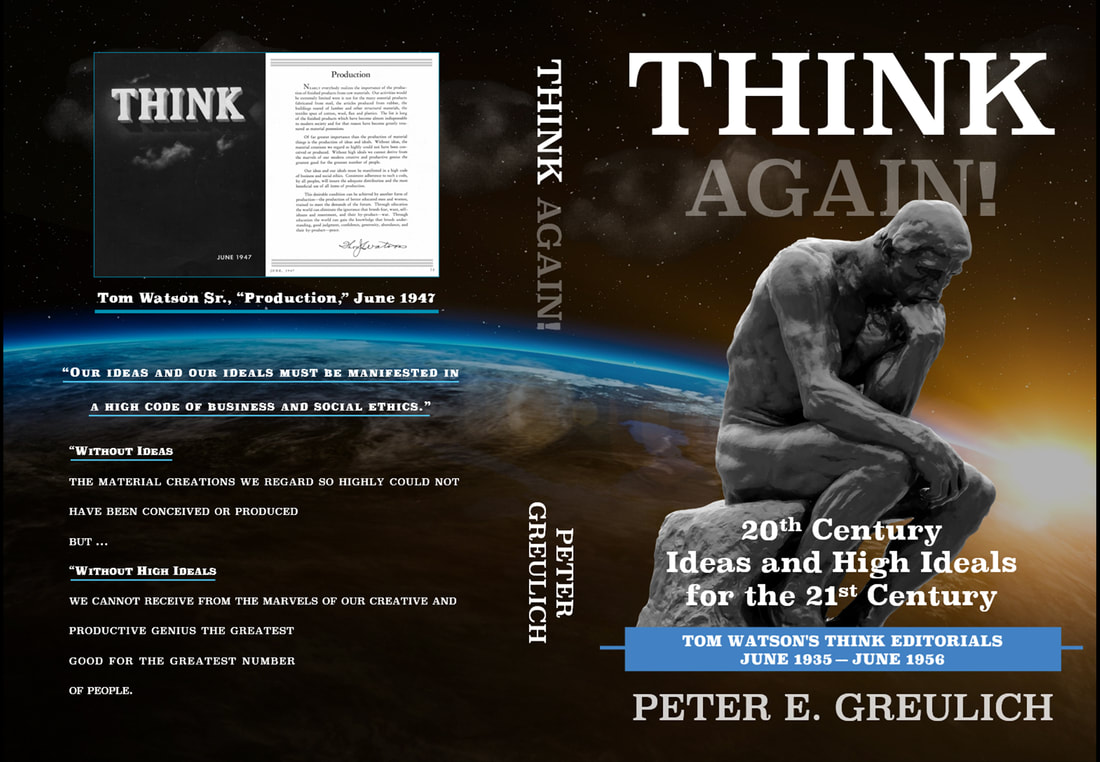 Full front, back and spine image of THINK Again!: The Rometty Edition.